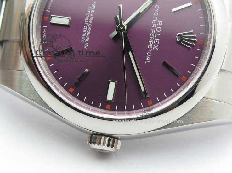 MiroTime 0509 Thermal Oyster Perpetual 39mm 114300 JF 1:1 Best Edition Grape Dial On SS Bracelet SA 3792